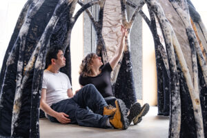 Zukunft bauen mit 3D-Gestricken und Pilzmyzel