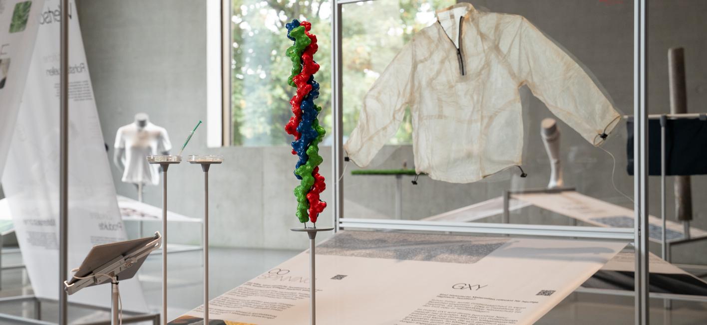 Kollagenbasierte Textilfasern aus dem Bioreaktor