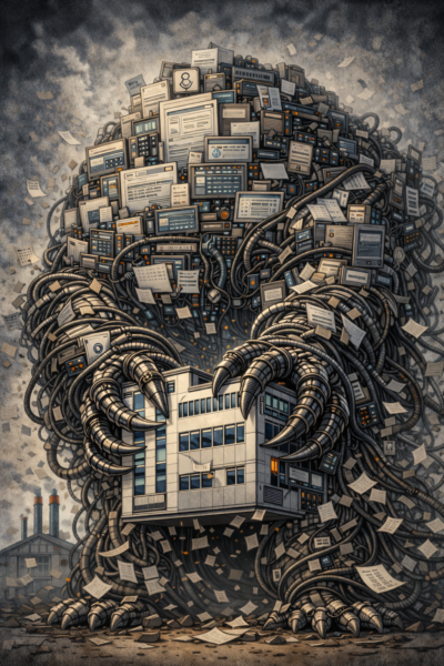 Im Würgegriff des Bürokratiemonsters